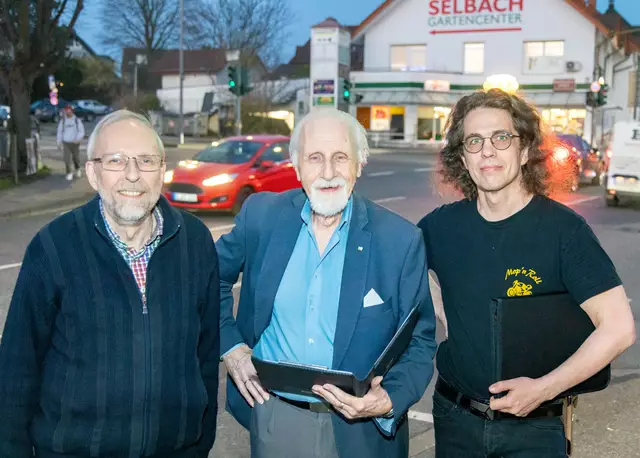 Der Vorstand der IG Paffrath (v.l.): Vorsitzender Dr. Reinhard Prinzen, Sprecher und Kassierer Klaus F. Neubauer sowie Vize-Vorsitzender Corvin Gerholt. Foto: Axel König