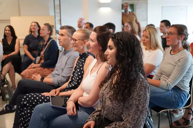 Teilnehmerinnen der Abschlussveranstaltung des AWAKE-Programms 2024 | Foto: Pascal Schroeder/Hochschule Bonn Rhein-Sieg