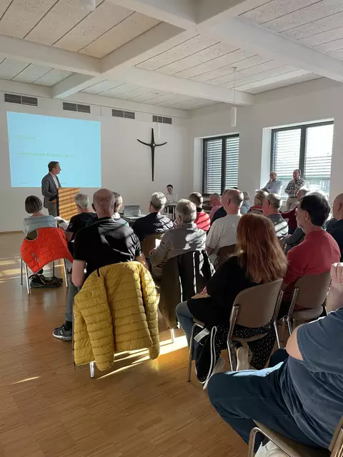 Infoabend in Sinzig (Kreis Ahrweiler) am 3. April 2025 | Foto: © Clarissa Figura