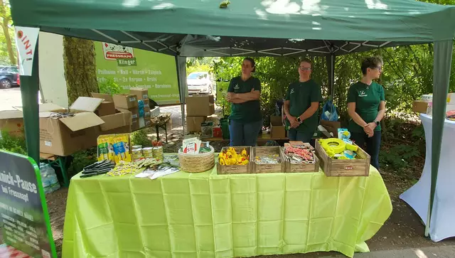 Premiumsponsor Fressnapf Klinger an Checkpoint 1 | Foto: Heinz Könen