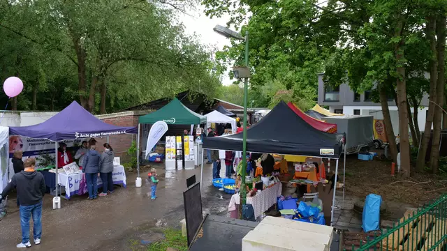 2019 - Gelungenes Timing! Benefiz-(Hunde)Spaziergang und Tierheimfest anlässlich der Einweihung des neuen Katzenhauses | Foto: Heinz Könen