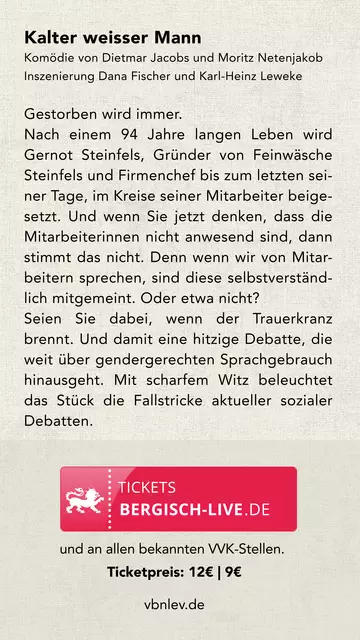 Foto: Volksbühne Bergisch Neukirchen e.V.