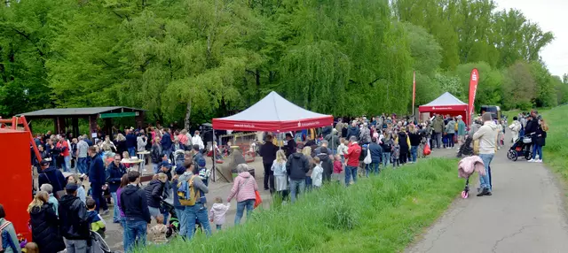 Reger Betrieb bei der VVR-Ostereiersuche