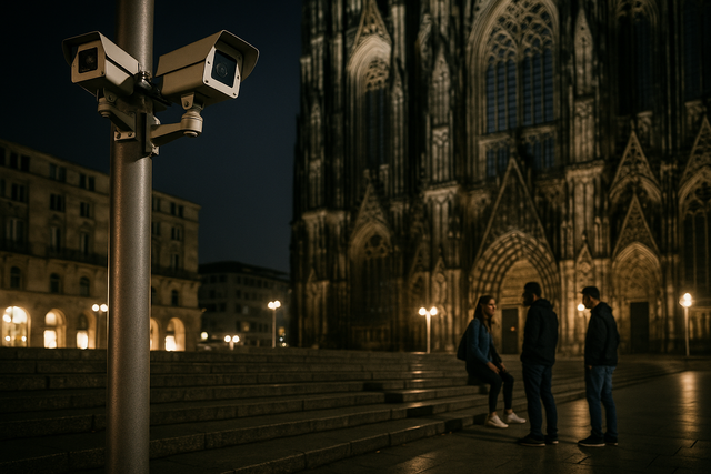 Zwei Männer verwickelten eine 25-Jährige in ein kurzes Gespräch um ihre Geldbörse zu stehlen. Die Kameras der Polizei schauten währenddessen zu. Symbolbild KI-generiert, kein echtes Foto.
 | Foto: KI-generiert mit ChatGPT/OpenAI