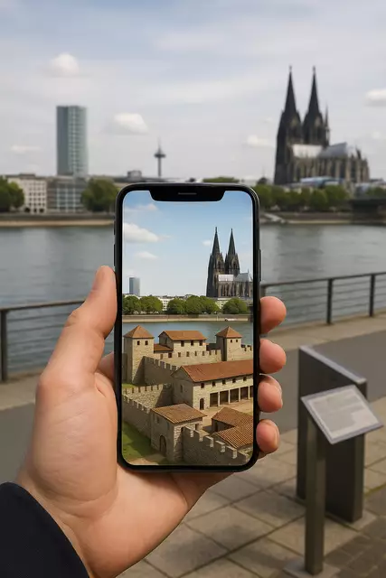 Per QR-Code können zusätzliche Fotos und Informationen abgerufen werden. | Foto: KI-generiert mit ChatGPT