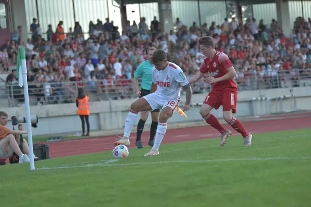 Spielszene aus dem Match im Jahr 2023 zwischen dem FC und dem SV 09. Foto: SV 09 