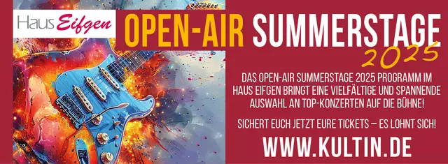 Foto: Fotos mit Dank und freundlicher Genehmigung von Haus Eifgen, Volker Fröhmer, O.T.T.O., BLUE DEAL, DOM MARTIN TRIO, ANDREAS DIEHLMANN BAND, Adrian Kunitz und Lisa Sheahan-Kunitz