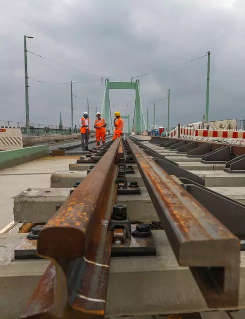 Sanierung der Mülheimer Brücke.  | Foto: Krasniqi