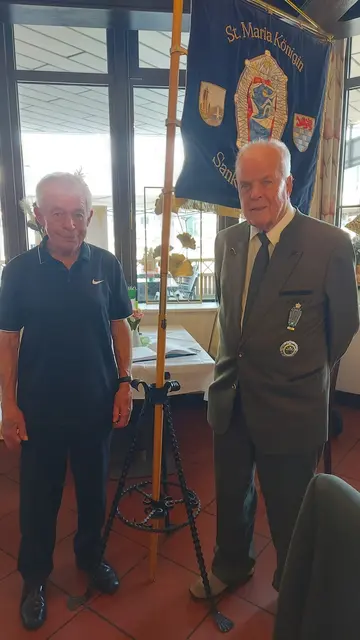 Die Gründungsmitglieder Hans-Eberhard Giese und Klausdietrich Wohrow. | Foto: Schützen
