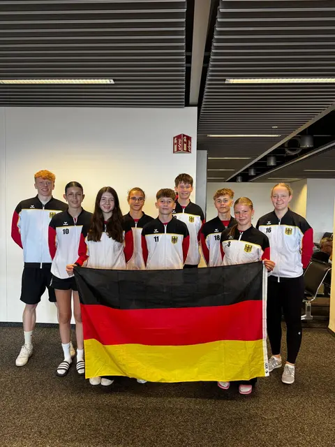 Die U 15. Foto Simon Wolters 