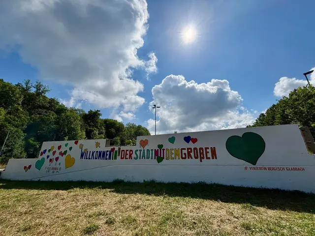Ein "herzlicher" Willkommensgruss. Foto: Stadt BGL