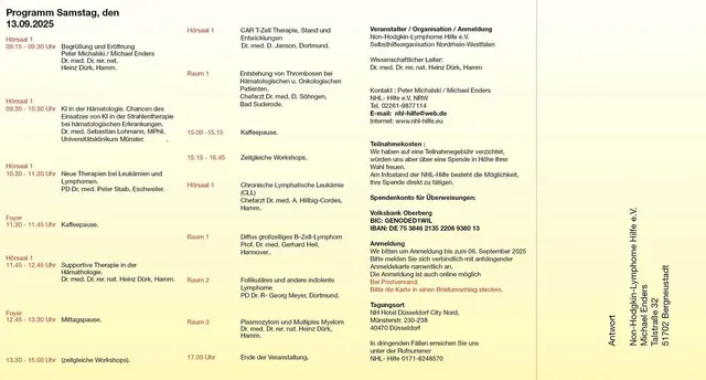 Flyer 02 Symposium 13.09.2025 | Foto: Bildrechte: Druckhaus Pley