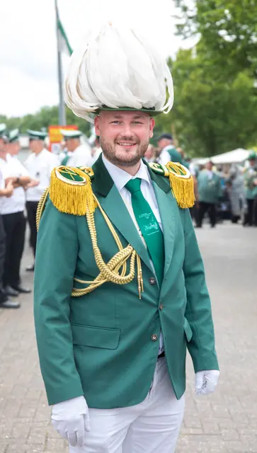 Tobias Brück ist der neue Schützenkönig. Foto: Axel König