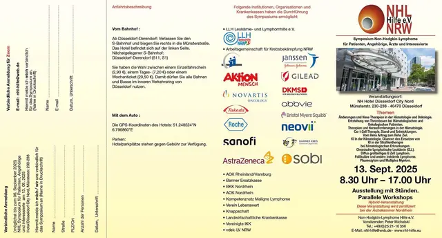 Flyer 01 Symposium 13.09.2025 | Foto: Bildrechte: Druckhaus Pley