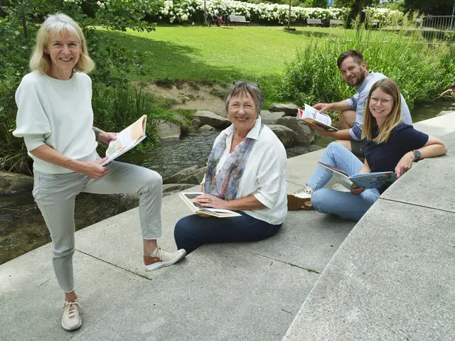 Der Vorstand des Vereins mit (v.l.): Monika Gippert, Dorothea Corts, Deborah Kropf und Maxim Telle. Foto: M. Wittassek