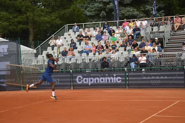 18 Monate lang war der Schwede Mikael Ymer gesperrt, weil er zwei Dopingtests verpasst hatte. Seit Anfang des Jahres ist der 26-Jährige wieder auf der Tour. Zum Auftakt der Bonn Open setzte er sich in der 1. Qualifikationsrunde am Sonntag gegen den Koreaner Gerard Campana Lee durch. | Foto: dru