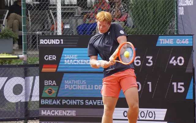 Jamie McKenzie konnte die Zuschauer mit seinem kraftvollen und aggressiven Spiel vom ersten Ballwechsel an begeistern. | Foto: dru