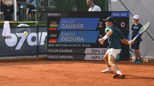 Vilius Gaubas, 20 Jahre jung, Nummer 149 der ATP-Weltrangliste und in Bonn sicherlich einer der Kandidaten auf den Titelgewinn.  | Foto: dru