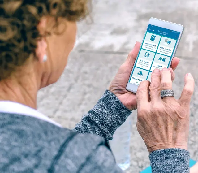 Die App "Gut versorgt in Leverkusen" ist kostenlos zu nutzen und einfach zu bedienen. Foto: Stadt Leverkusen