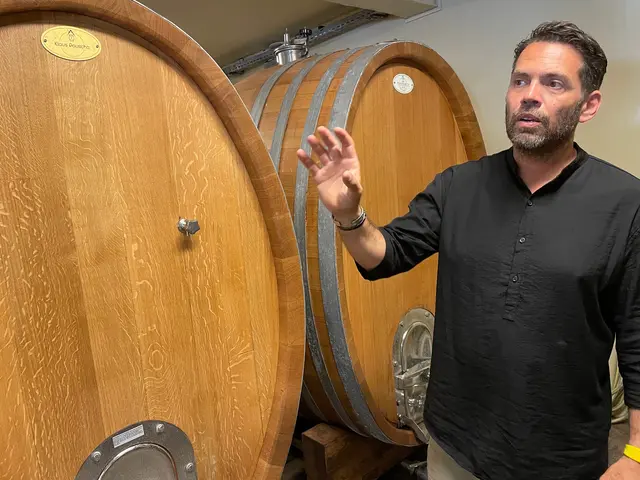 An den Terrassen am Fuß des Aenos-Massivs liegen die Anbauflächen von Panos Sarris. Der ehemalige Sommelier baut seit 2011 auf den alten Robola‑Reben-Arealen der Familie selbstbewusst international preisgekrönte Naturweine aus. 
 | Foto: Daniel Basler