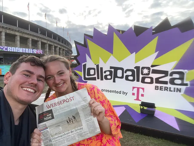 Julia und Leonard beim Lollapalooza Festival in Berlin. | Foto: privat