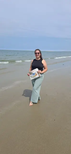 Sonnige Urlaubsgrüße vom schönen Badestand Renesse in den Niederlanden schicken uns Regina Statnik-Schmitz und Familie. Die Familie aus Zülpich hatte großen Spaß an ihrem ersten Campingurlaub.  | Foto: Regina Statnik-Schmitz