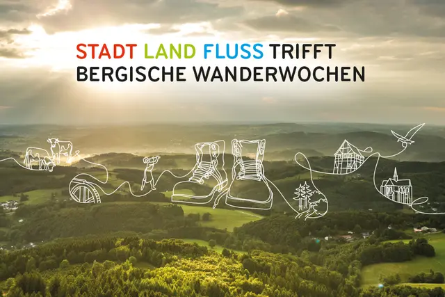 „Stadt Land Fluss trifft Bergische Wanderwochen“ bietet Wander- und Kulturinteressierten mit über 200 Veranstaltungen ein vielfältiges Programm. Foto: © Dominik Ketz 