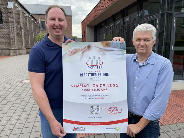 Karl-Alfred Scholz (l.) und Andreas Stammler Initiatoren der Refrather Pflegemesse. Foto: WHY PR, Eva Breuer