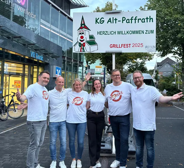 Dreigestirne in geballter Form (v.l.): Christian Althaus, Thomas Schmitz, Stephanie Müller, Lea Rodenbach, Michael Schlaeger und Maurice Jakobs Foto: KG