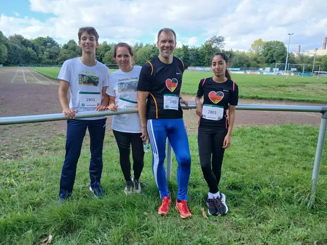 vl Louis Bütow, Simone Zolper, Marco Mock, Israa El-Hajjami | Foto: Dave Reece