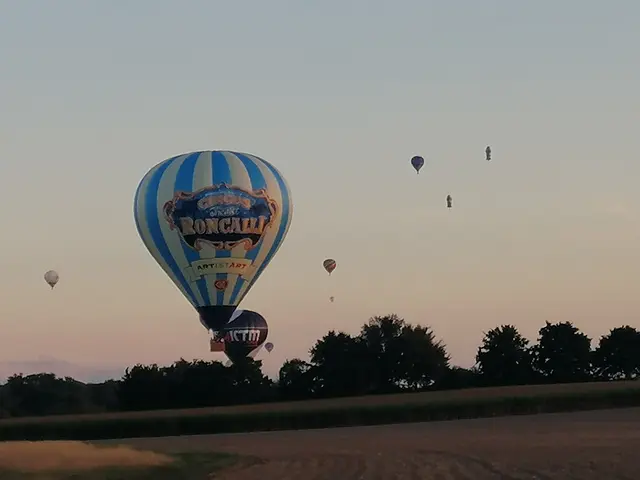 Viele Ballone gingen an den Start, sowie hier der Ballon vom Circus Roncalli.  | Foto: Heike Löhrer