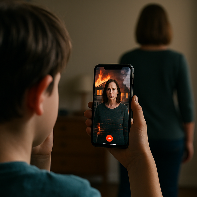 Mit täuschend echten Bildern und Videos versuchen Kriminelle zu täuschen. Symbolbild KI-generiert, kein echtes Foto. | Foto: KI-generiert mit ChatGPT/OpenAI