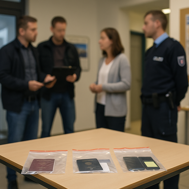 Für andere zum Sprachtest? Drei Männer haben es mit gefälschten Pässen versucht und wurden erwischt. Symbolbild KI-generiert, kein echtes Foto. | Foto: KI-generiert mit ChatGPT/OpenAI