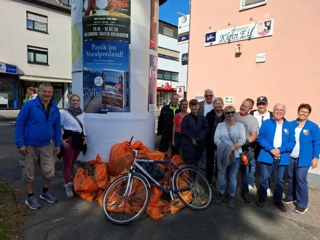Die Müllsammelaktion in Eil wird zweimal jährlich vom Ortsring orgabisiert. | Foto: zVg