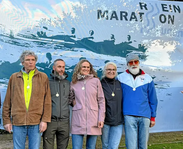 v.l.n.r: Die erfolgreiche WSVH-Mannschaft mit Steuermann Kuno Höhmann, Thomas Gotzein, Nele Fischer, Sybille Wolf-Kümmeth und Schlagmann Christoph Rademacher 

 | Foto: Copyright WSVH