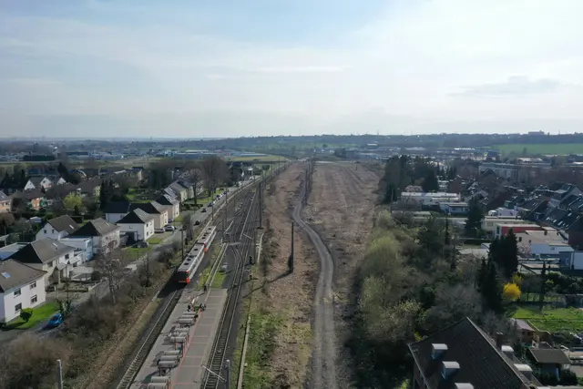 Auf dem Gelände des ehemaligen Rangierbahnhofs soll ein Quartier mit 440 Wohnungen entstehen. | Foto: Foto: KSK Real Estate Management