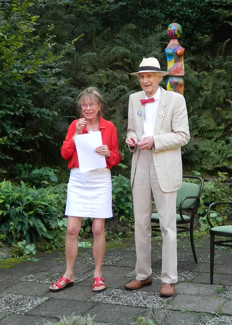 Wicze Braun und Wolfgang Brudes. Foto: Sinneswald