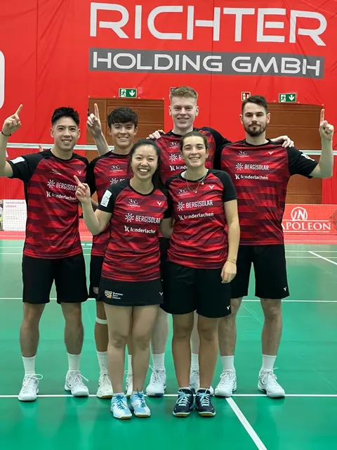 Das Wipperfelder Team der 2. Bundesliga. | Foto: Andreas Lamsfuß