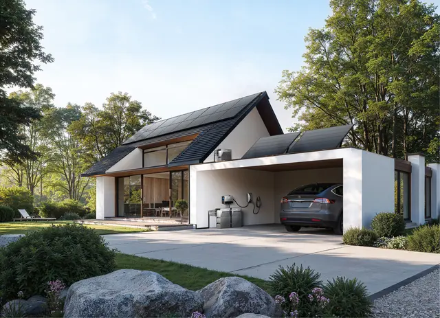 Eine zentrale Steuereinheit verbindet mehrere modulare Solarspeichersysteme miteinander und speist den Solarstrom gebündelt ins Haus ein. Foto: DJD/Anker Solix
