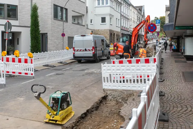 Die Laurentiusstraße wird zunächst vom Konrad-Adenauer-Platz bis zur Buchmühlenstraße saniert. Foto: Axel König