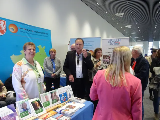 Stand der Leukämie u. Lymphomhilfe Selbsthilfeverband NRW (LLH) Michael Enders &amp; Team | Foto: Bildrechte: Stefania Herod