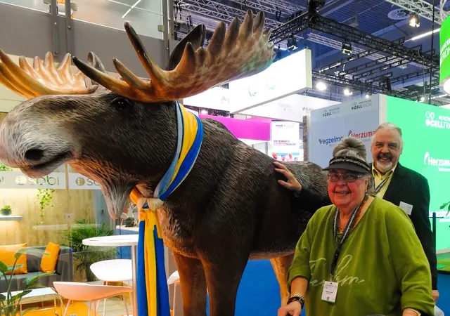 Ja, ein schwedischer Elch war auch dabei! | Foto: Bildrechte: N. u. S. Herod