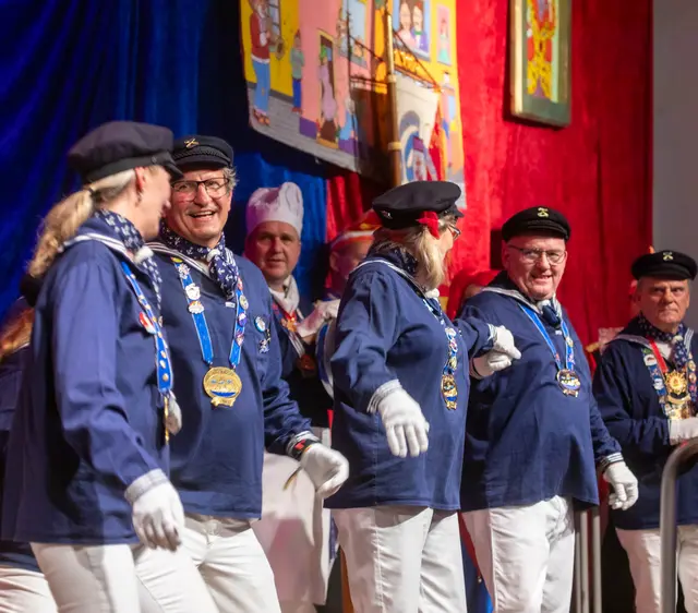 Die Fährgarde der KG HMJ. Foto: Axel König