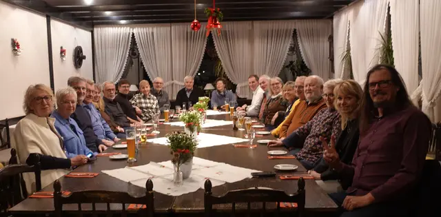 Weihnachtsessen des Teams vom Repair-Café Much. | Foto: Repair-Café