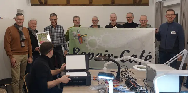 Verleihung des Klimaschutzpreises 2025 an das Repair-Café Much. | Foto: Repair-Café