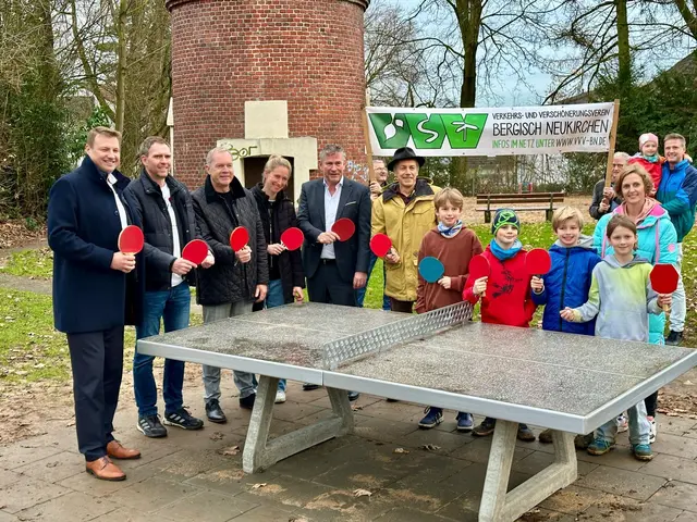 Ab jetzt kann Tischtennis gespielt werden. Foto: Cirpka