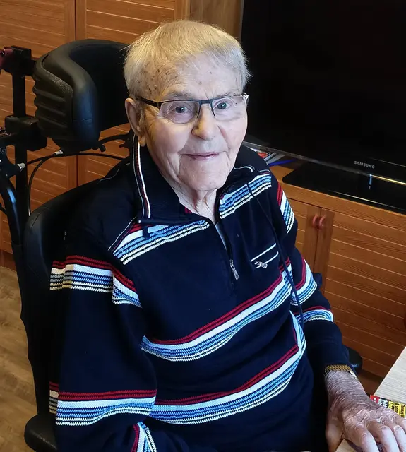 Geburtstagskind Erhard Springer. Foto: Kursana