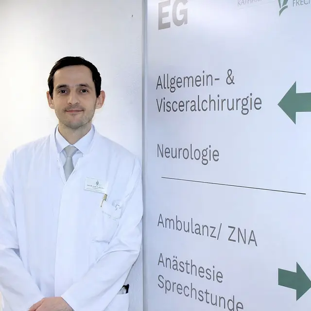 Dr. Vitalij Golubev ist neuer Chefarzt der Allgemein- und Visceralchirurgie am St. Katharinen-Hospital.  | Foto: St. Katharinen-Hospital