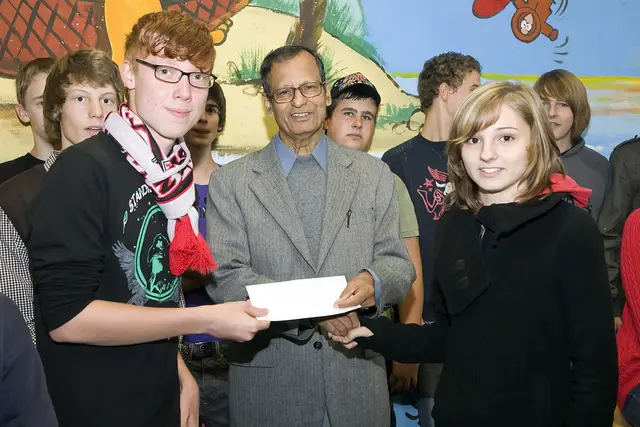 Auch die Klassen der ehemaligen städtischen Realschule Mechernich unterstützten die Sozialprojekte von Pater Leo D’Souza in Indien. | Foto: pp/Agentur ProfiPress