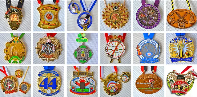 Alle Frechener Orden der Session 2025/2026 auf einen Blick. | Foto: Lars Kindermann